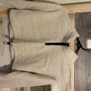 Small SHEIN cropped long sleeve turtleneck jacket.